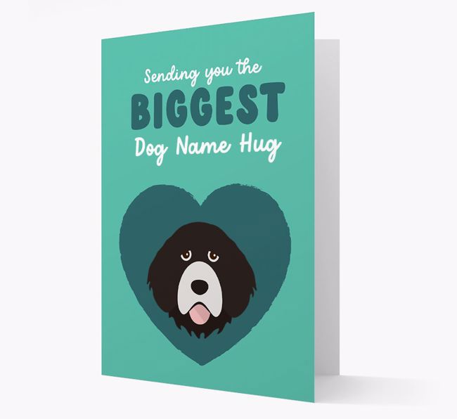 Biggest Hug: Personalized {breedFullName} Card